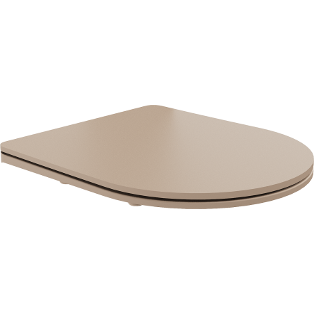 Mexen deska s pomalým zatváraním slim, duroplast, cappuccino mat - 39740064