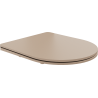 Mexen deska s pomalým zatváraním slim, duroplast, cappuccino mat - 39740064