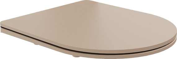 Mexen sedadlo so systémom tichého zatvárania slim, duroplast, matné cappuccino - 39740064