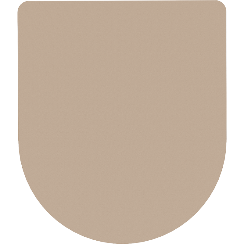 Mexen sedadlo so systémom tichého zatvárania slim, duroplast, matné cappuccino - 39740064