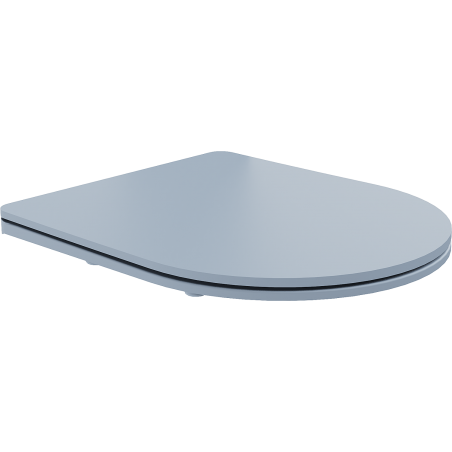 Mexen sedadlo so spomaleným pádom, slim, duroplast, sivá-modrá matná - 39740069