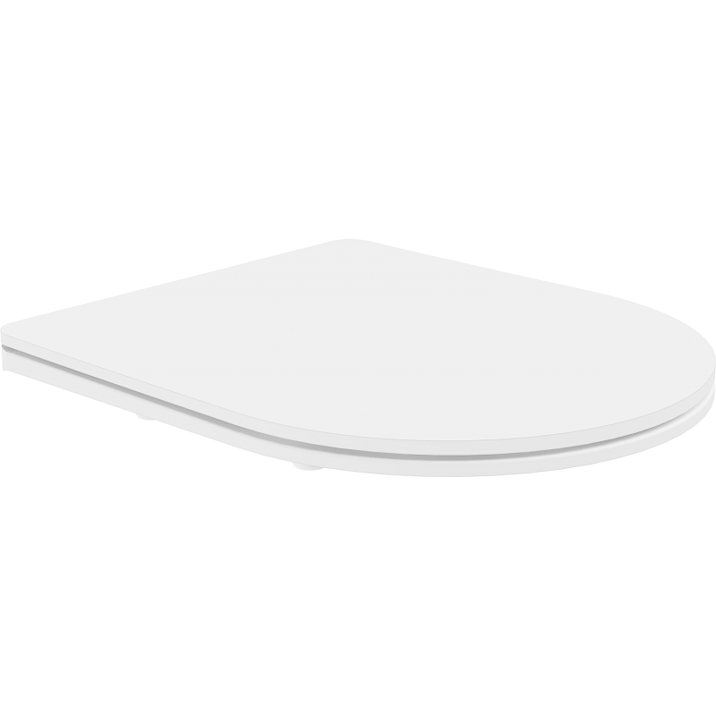 Mexen slim pomaly zatvárajúce sedadlo, duroplast, biela matná - 39740001