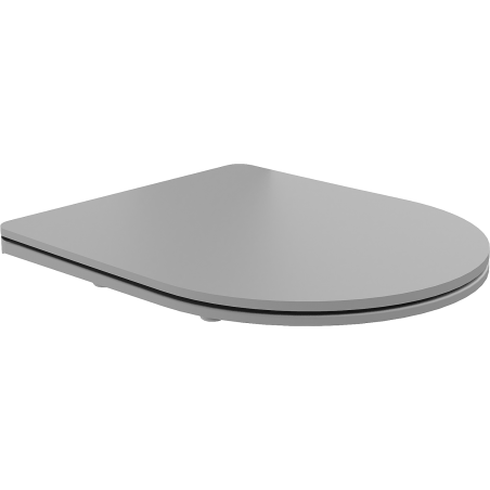 Mexen pomalé zatváranie doska slim, duroplast, svetlošedá mat - 39740061
