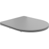 Mexen pomalé zatváranie doska slim, duroplast, svetlošedá mat - 39740061