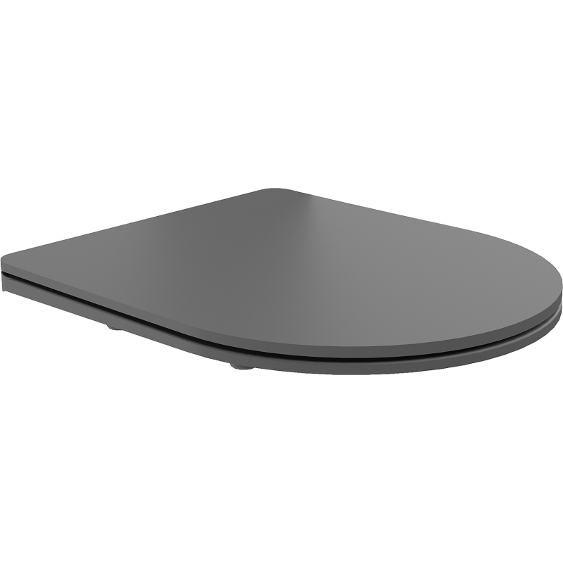 Mexen pomaly sklopná doska slim, duroplast, tmavosivá matná - 39740071