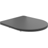 Mexen pomaly sklopná doska slim, duroplast, tmavosivá matná - 39740071
