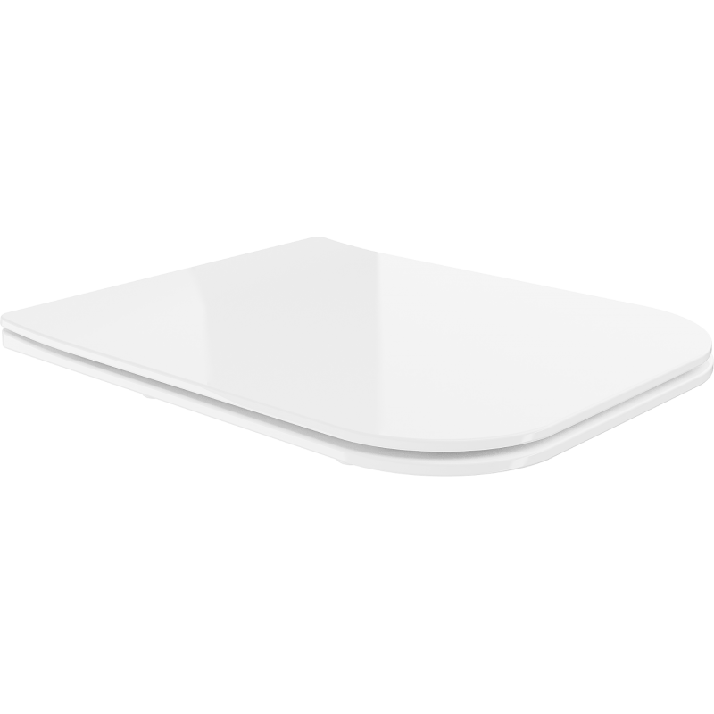 Mexen Madox pomaly klesajúca doska slim, duroplast, biela lesk - 39154000
