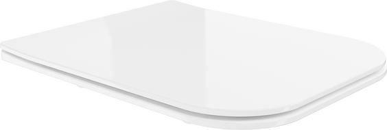Mexen Madox pomaly klesajúca doska slim, duroplast, biela lesk - 39154000