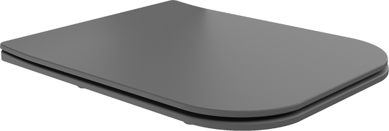 Mexen Madox doska s pomalým zatváraním slim, duroplast, tmavá sivá matná - 39154061