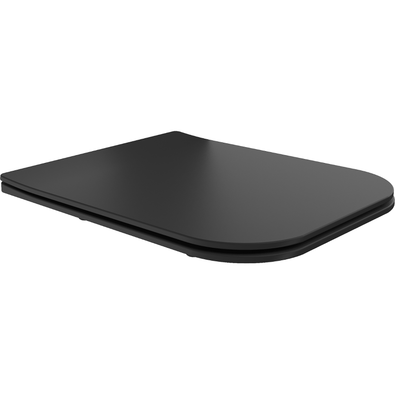 Mexen Madox doska s pomalým zatváraním slim, duroplast, čierna mat - 39154085