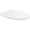 Mexen Egg pomaly sa zatvárajúce sedadlo slim, duroplast, biely lesk - 39243000