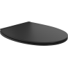 Mexen Egg doska s pomalým sklápaním slim, duroplast, čierna matná - 39243085