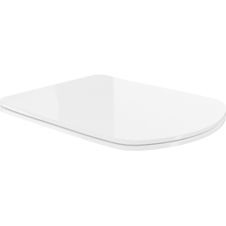 Mexen Vito doska s pomalým zatváraním slim, duroplast, biela lesk - 39174000