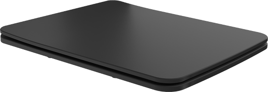 Mexen Vera doska pomaly klesajúca slim, duroplast, čierna matná - 39164085