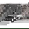 Mexen Velar L Duo posuvný sprchový kút 100 x 90 cm, mráz, chróm - 871-100-090-02-33-01