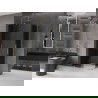 Mexen Velar L Duo posuvná sprchová kabína 100 x 90 cm, grafit, zlatá - 871-100-090-02-43-50