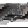 Mexen Velar sprchová stena rozťahovacia Walk-in 140 x 200 cm, grafit 8 mm, gun metal - 871-140-000-43-95