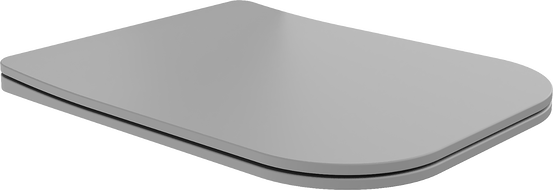 Mexen Teo doska pomaly klesajúca slim, duroplast, svetlosivá matná - 39840061