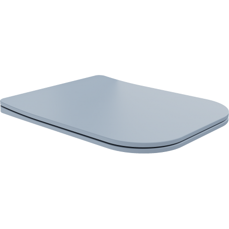 Mexen Teo pomaly zatvárajúca doska slim, duroplast, sivá-modrá matná - 39840069
