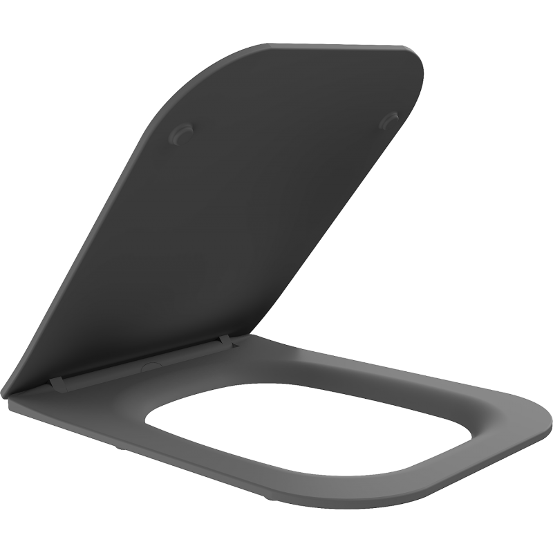 Mexen Madox doska s pomalým zatváraním slim, duroplast, tmavá sivá matná - 39154061