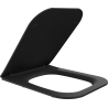 Mexen Madox doska s pomalým zatváraním slim, duroplast, čierna mat - 39154085