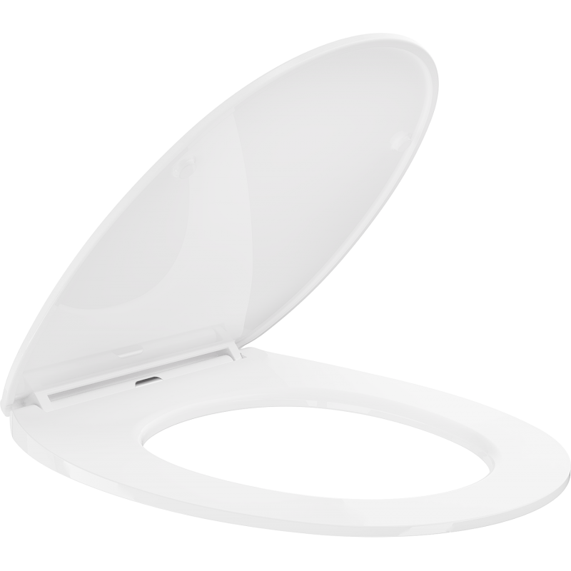 Mexen Egg doska pomaly zatvárajúca slim, duroplast, biela lesklá - 39243000