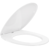 Mexen Egg pomaly sa zatvárajúce sedadlo slim, duroplast, biely lesk - 39243000