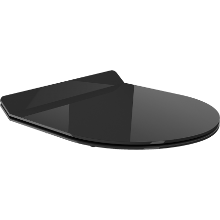 Mexen Lena doska s pomalým zatváraním, slim, duroplast, čierny lesk - 39242070