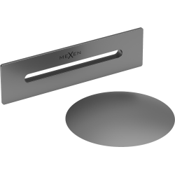 Mexen Uni výpust s prepadom do voľne stojacej vane, gun metal - 5100-95