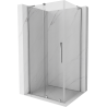 Mexen Velar L sprchový kút posuvný 100 x 70 cm, transparentný, chróm - 871-100-070-03-01
