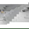 Mexen Rio štvorcová sprchová kabína 70 x 70 cm, inovať, chrómová + závesný bidet Flat, biela- 860-070-070-01-30-4010