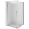 Mexen Velar L sprchovací kút posuvný 120 x 70 cm, matný, chróm - 871-120-070-33-01