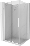 Mexen Velar L posuvná sprchová kabína 110 x 70 cm, transparentná, biela - 871-110-070-03-20