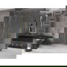 Mexen Velar L sprchový kút posuvný 100 x 100 cm, transparentný, zlatý - 871-100-100-03-50