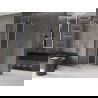 Mexen Velar L sprchový kút posuvný 100 x 100 cm, transparentný, zlatý - 871-100-100-03-50