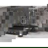 Mexen Velar L sprchový kút posuvný 100 x 85 cm, transparentný, zlatý - 871-100-085-03-50