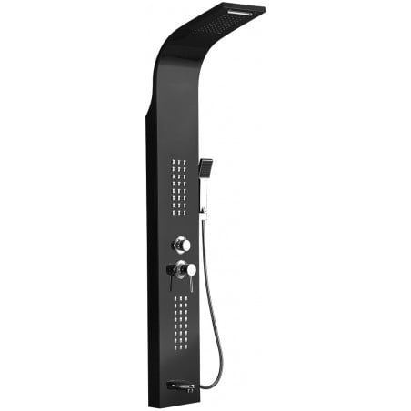 Mexen Ardo panel sprchový s výtokom, čierny - 7617-04-70