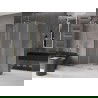 Mexen Velar L posuvná sprchová kabína 100 x 90 cm, matná, zlatá - 871-100-090-33-50