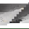 Mexen Velar L sprchový kút posuvný 120 x 70 cm, námraza, zlatý - 871-120-070-33-50