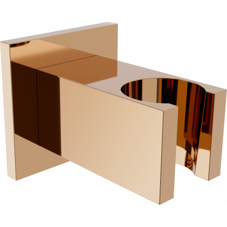 Mexen Cube sprchový držiak, ružové zlato - 79350-60