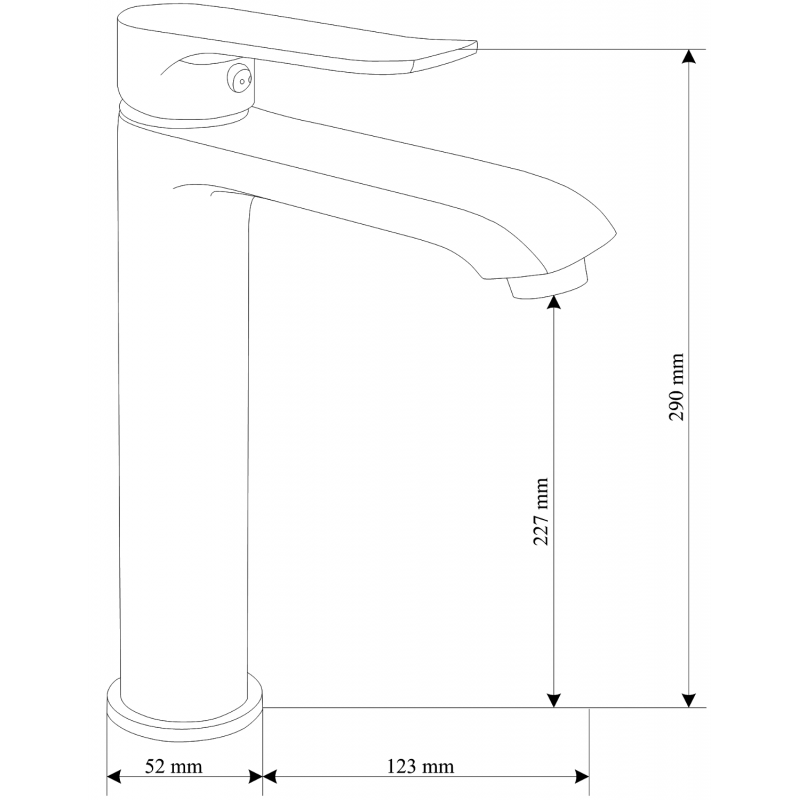 Mexen Pecos R05 vaňový set, chróm - 72713R05-00