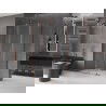 Mexen Velar L sprchovací kút posuvný 100 x 70 cm, transparentný, ružové zlato - 871-100-070-03-60