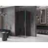 Mexen Velar L posuvná sprchová kabína 110 x 80 cm, grafit, ružové zlato - 871-110-080-43-60