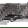 Mexen Velar L sprchový kút posuvný 120 x 70 cm, transparentný, brúsená meď - 871-120-070-03-65