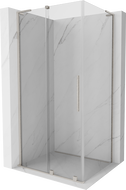 Mexen Velar L posuvná sprchová kabína 100 x 80 cm, priehľadná, brúsený nikel - 871-100-080-03-97