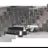 Mexen Velar L zasúvacia sprchová kabína 90 x 120 cm, priehľadná, brúsený nikel - 871-090-120-03-97