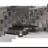 Mexen Velar L posuvná sprchová kabína 90 x 90 cm, mráz, kartáčovaná meď - 871-090-090-33-65