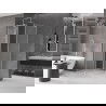 Mexen Velar L sprchový kút na posuvanie 90 x 90 cm, mráz, brúsený nikel - 871-090-090-33-97