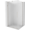 Mexen Velar L posuvný sprchovací kút 100 x 85 cm, matný, brúsniklový - 871-100-085-33-97