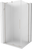 Mexen Velar L posuvná sprchová kabína 120 x 80 cm, mráz, brúsený nikel - 871-120-080-33-97